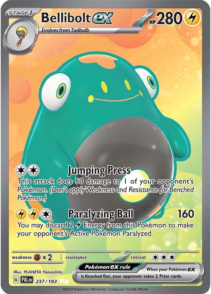Bellibolt ex (237/193) [Scarlet & Violet: Paldea Evolved] | Good Games Cannington