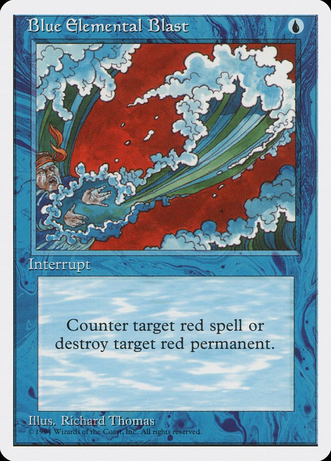 Blue Elemental Blast [Media Promos] | Good Games Cannington