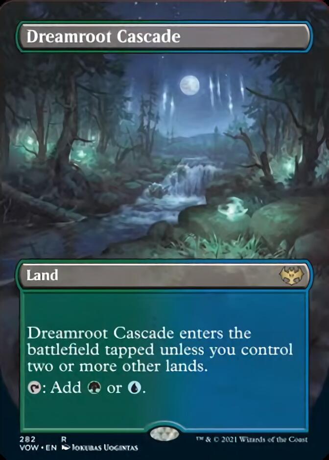 Dreamroot Cascade (Borderless Alternate Art) [Innistrad: Crimson Vow] | Good Games Cannington