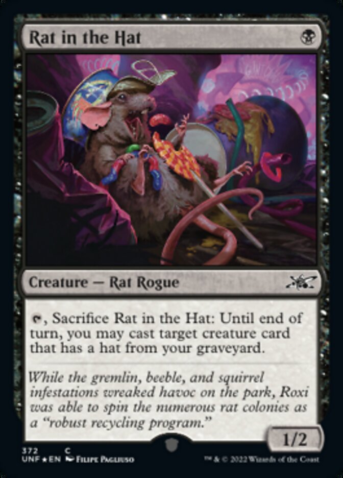 Rat in the Hat (Galaxy Foil) [Unfinity] | Good Games Cannington