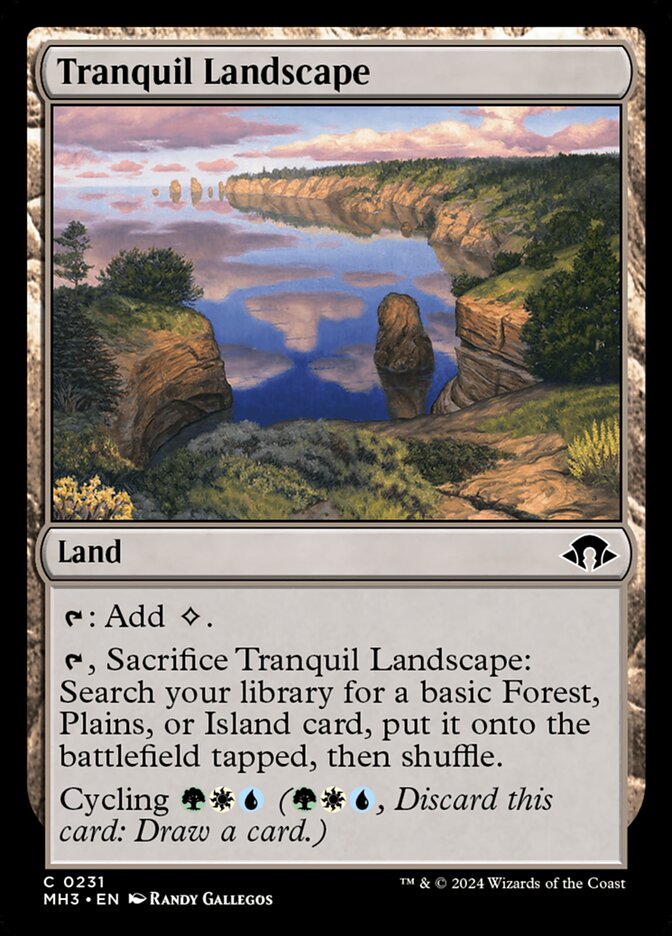 Tranquil Landscape 231 (Modern Horizons 3)  | Good Games Cannington