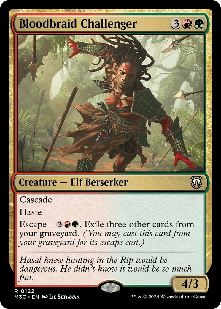 Bloodbraid Challenger [Modern Horizons 3 Commander] | Good Games Cannington