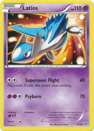 Latios (13/30) [XY: Trainer Kit 2 - Latios] | Good Games Cannington