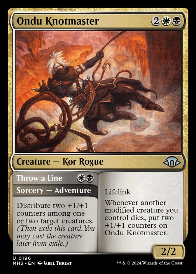 Ondu Knotmaster // Throw a Line 196 (Modern Horizons 3)  | Good Games Cannington