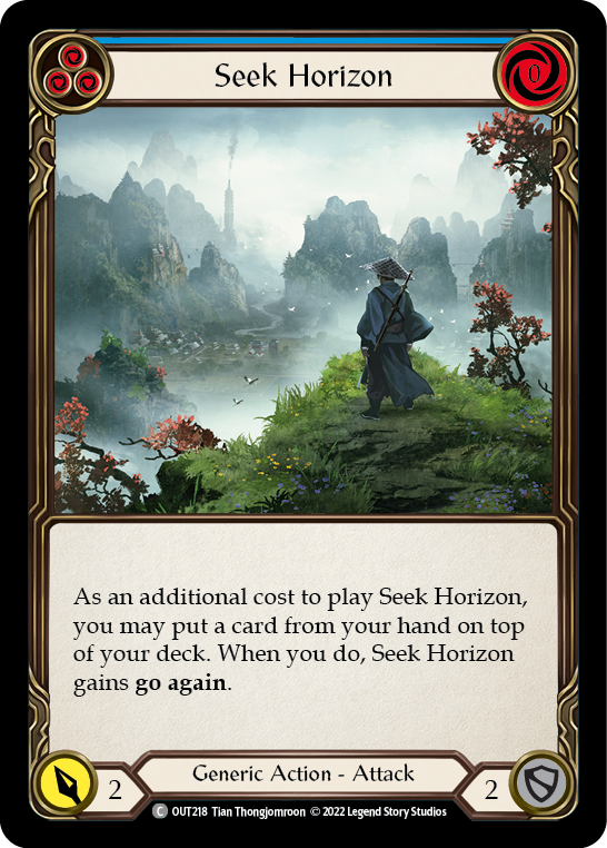Seek Horizon (Blue) [OUT218] (Outsiders) | Good Games Cannington