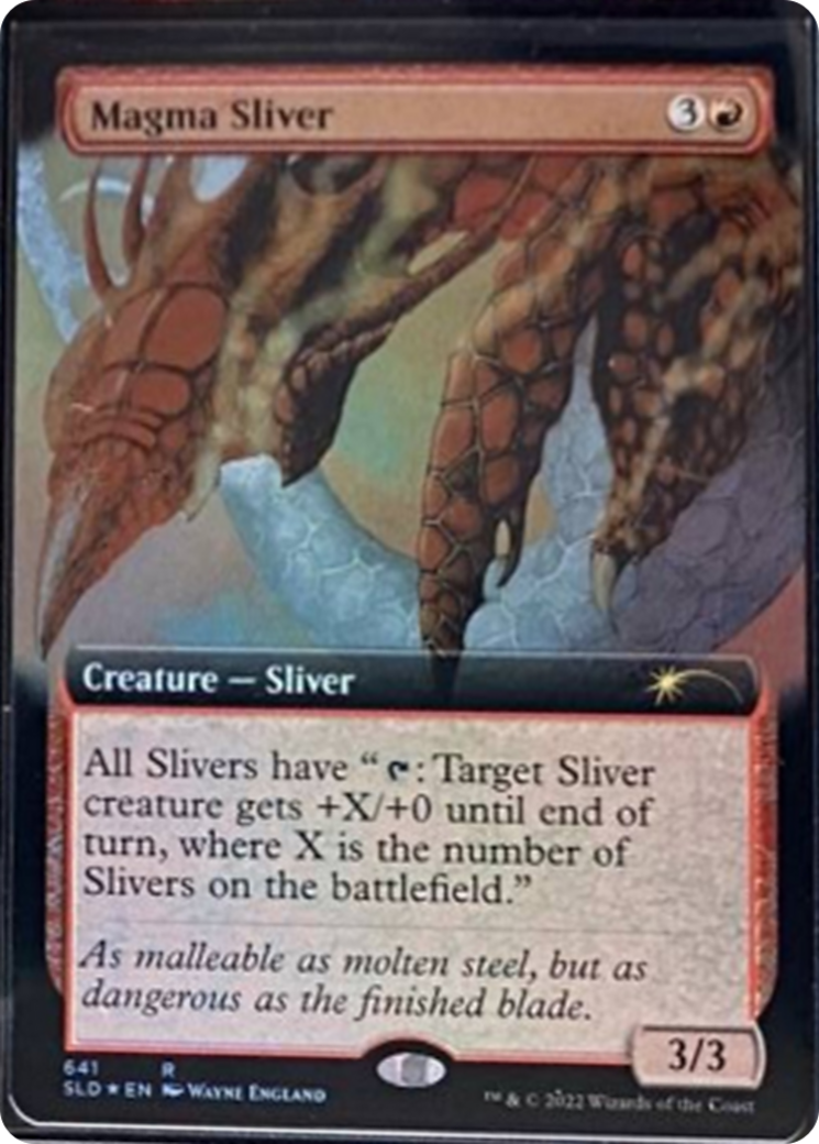 Magma Sliver (Extended Art) [Secret Lair Drop Series] | Good Games Cannington