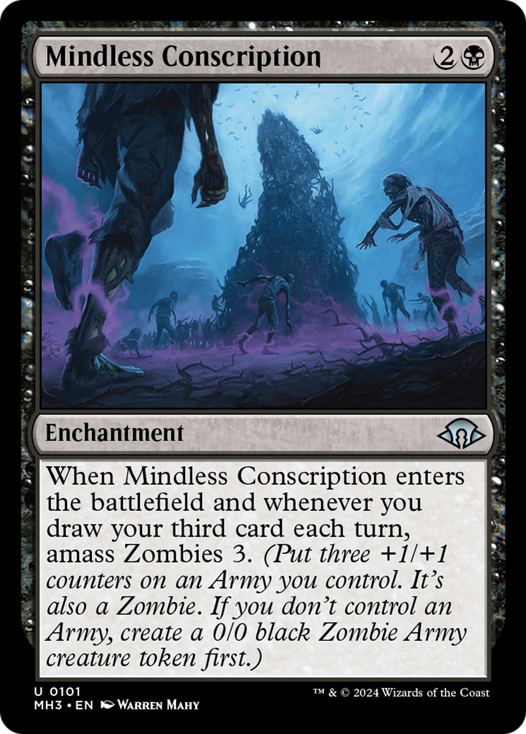 Mindless Conscription [Modern Horizons 3] | Good Games Cannington