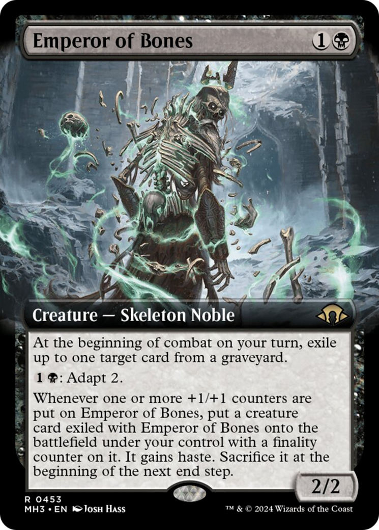 Emperor of Bones (Extended Art) [Modern Horizons 3] | Good Games Cannington