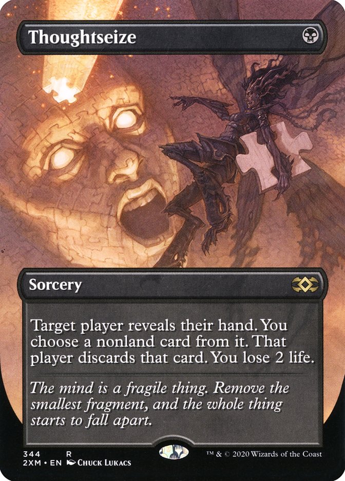 Thoughtseize (Toppers) [Double Masters] | Good Games Cannington