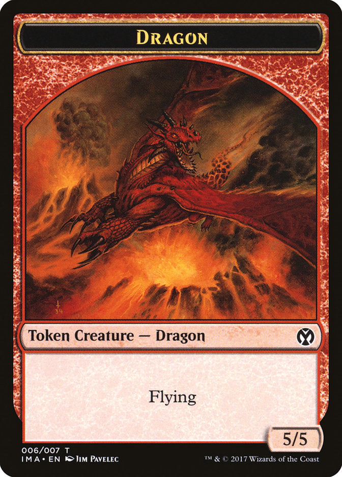 Dragon Token (006/007) [Iconic Masters Tokens] | Good Games Cannington