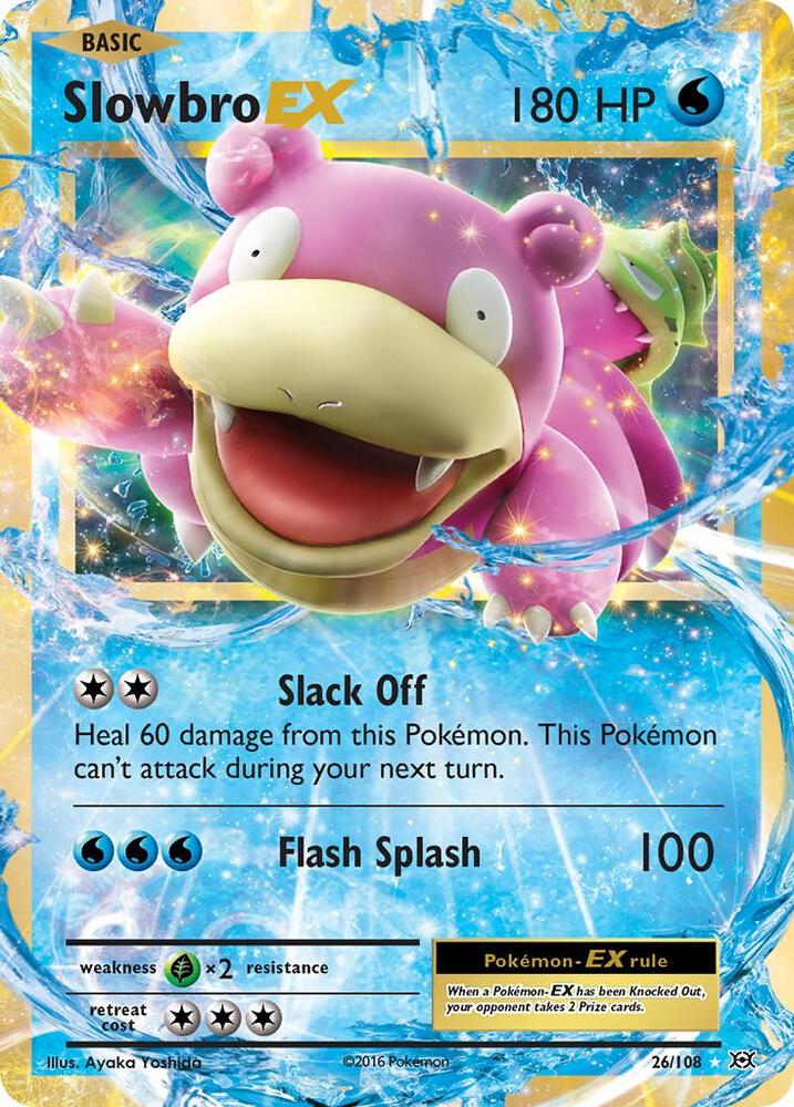 Slowbro EX 26/108 (XY - Evolutions)  - Holofoil | Good Games Cannington