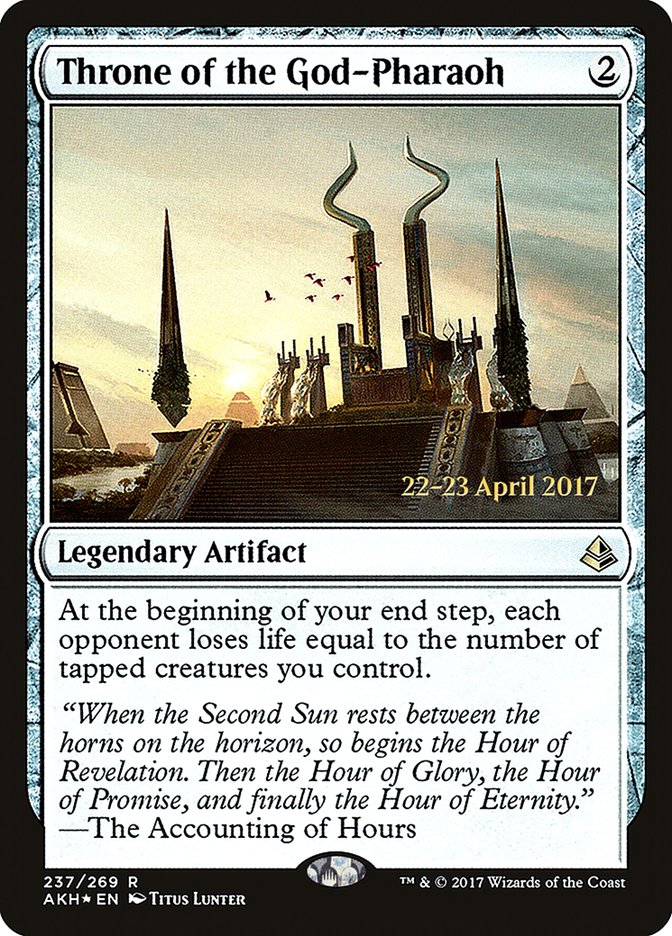 Throne of the God-Pharaoh [Amonkhet Prerelease Promos] | Good Games Cannington