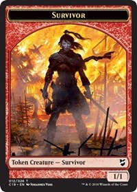 Survivor // Myr (023) Double-Sided Token [Commander 2018 Tokens] | Good Games Cannington