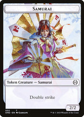Phyrexian Goblin // Samurai Double-Sided Token [Phyrexia: All Will Be One Tokens] | Good Games Cannington