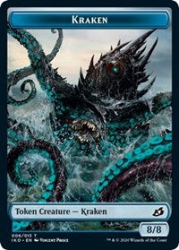 Kraken // Human Soldier (005) Double-Sided Token [Ikoria: Lair of Behemoths Tokens] | Good Games Cannington
