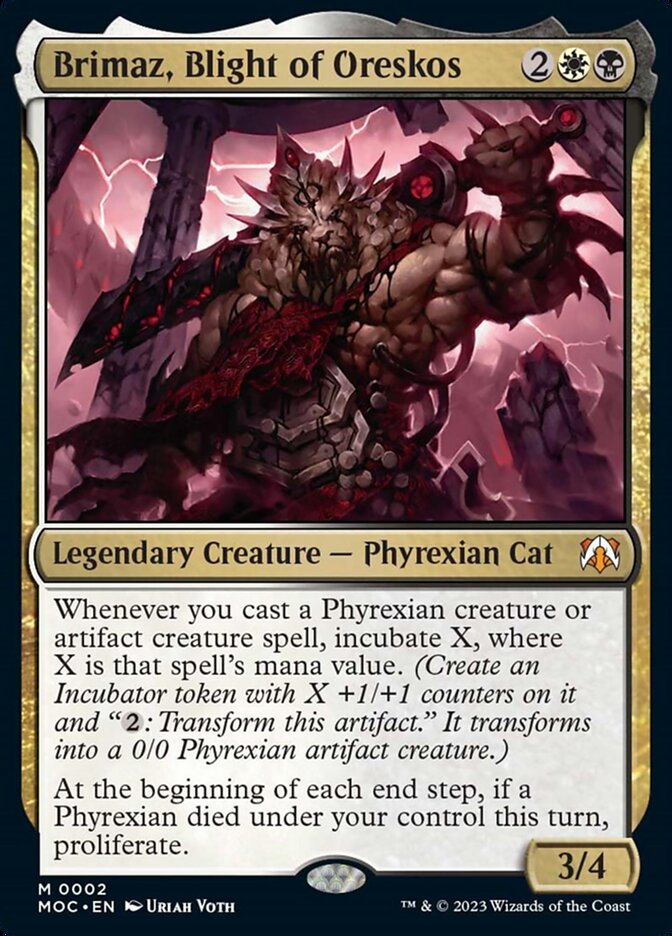 Brimaz, Blight of Oreskos [March of the Machine Commander] | Good Games Cannington