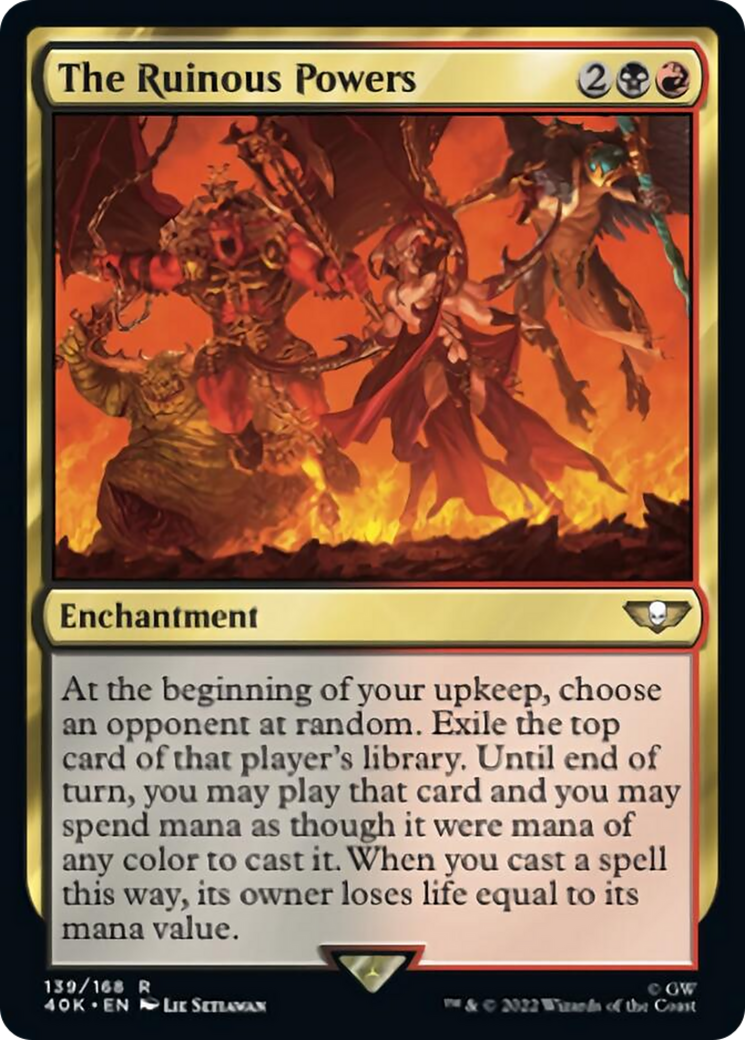The Ruinous Powers (Surge Foil) [Warhammer 40,000] | Good Games Cannington