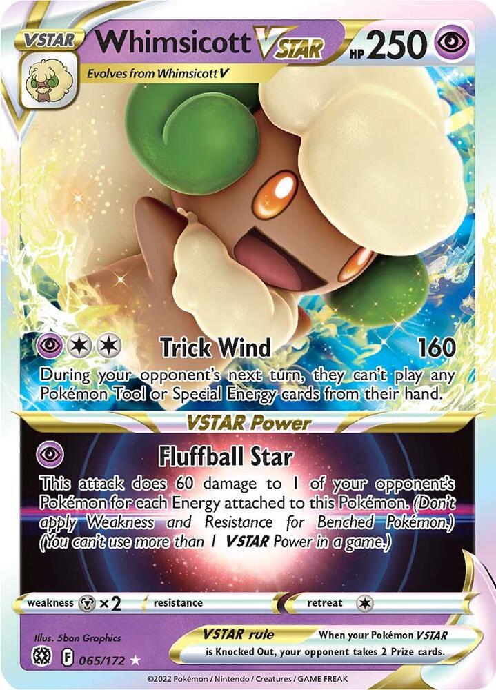 Whimsicott VSTAR (SWSH09: Brilliant Stars)  - Holofoil | Good Games Cannington
