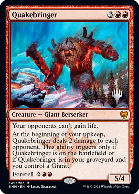 Quakebringer (Promo Pack) [Kaldheim Promos] | Good Games Cannington