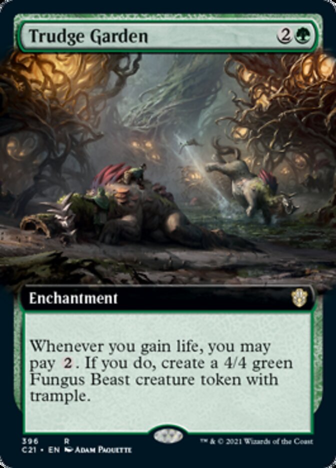 Trudge Garden (Extended Art) [Commander 2021] | Good Games Cannington