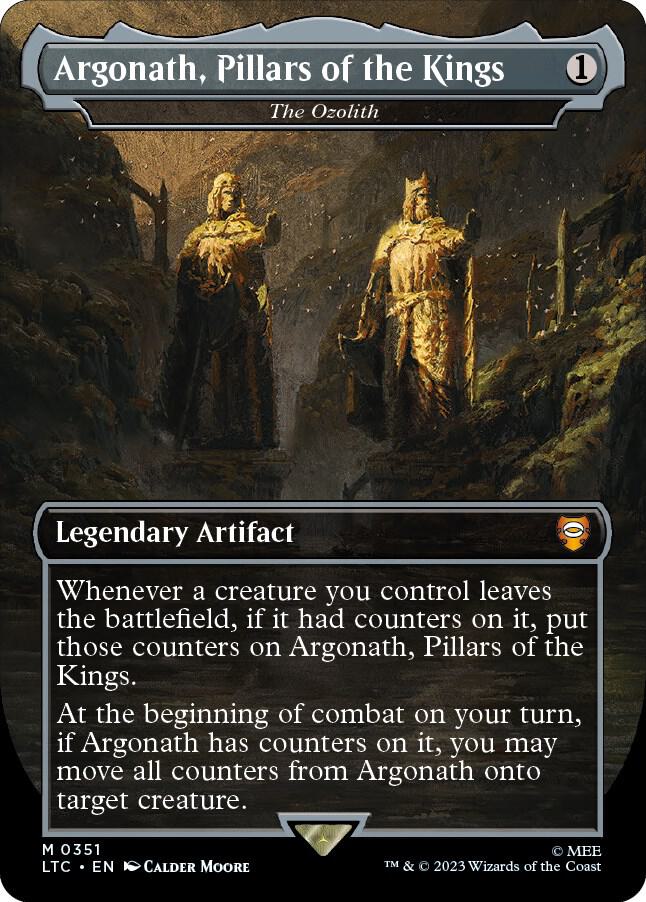 Argonath Pillars of the Kings The Ozolith 351 (Commander: The Lord of the Rings: Tales of Middle-earth)  - Foil | Good Games Cannington