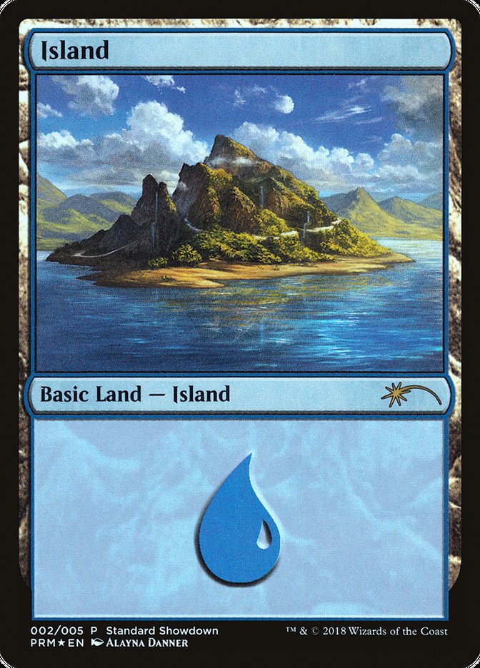 Island (Alayna Danner) [Standard Showdown Promos] | Good Games Cannington