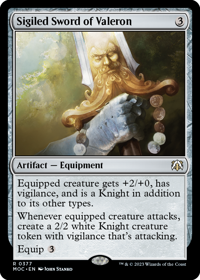 Sigiled Sword of Valeron [March of the Machine Commander] | Good Games Cannington