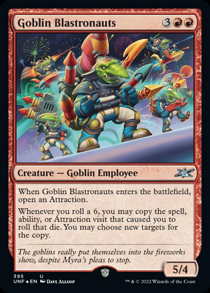 Goblin Blastronauts (Galaxy Foil) [Unfinity] | Good Games Cannington