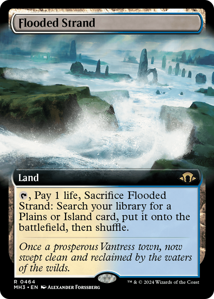 Flooded Strand (Extended Art) [Modern Horizons 3] | Good Games Cannington