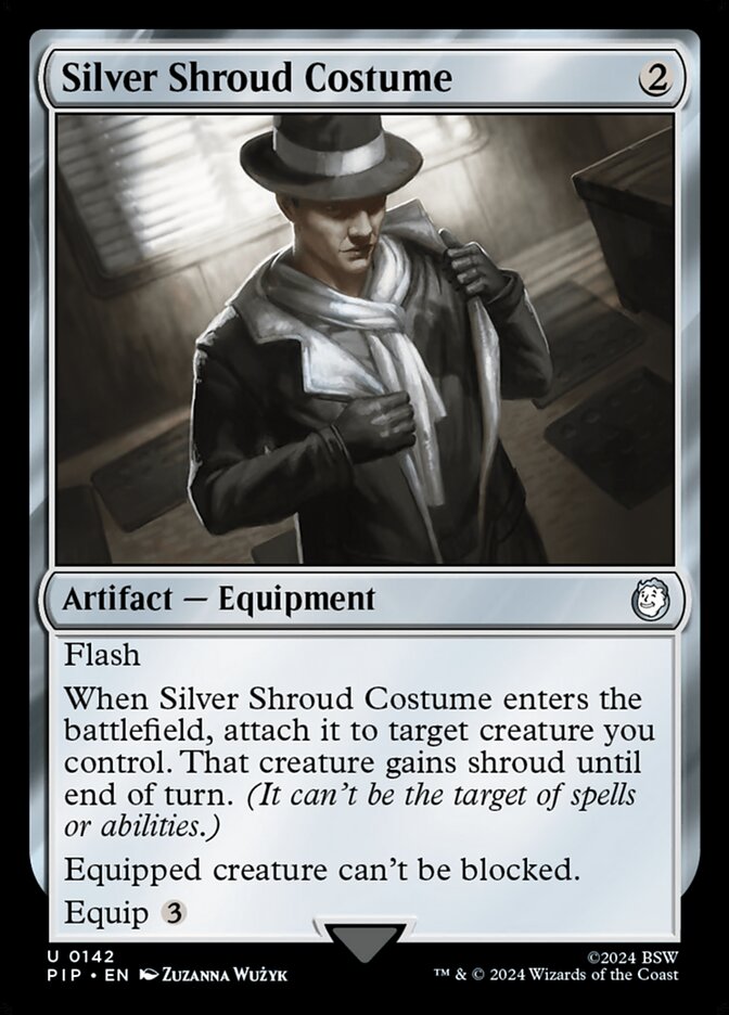 Silver Shroud Costume 142 (Universes Beyond: Fallout)  | Good Games Cannington