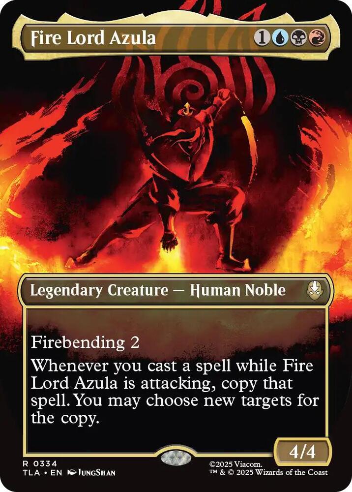 Fire Lord Azula  334 (Avatar: The Last Airbender)  - Borderless | Good Games Cannington