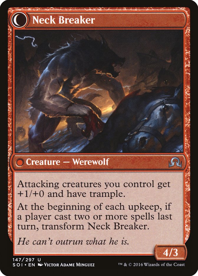 Breakneck Rider // Neck Breaker [Shadows over Innistrad] | Good Games Cannington