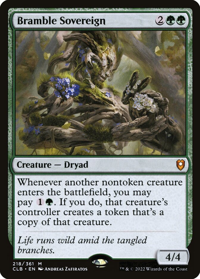 Bramble Sovereign 218 (Commander Legends: Battle for Baldur's Gate)  - Foil | Good Games Cannington
