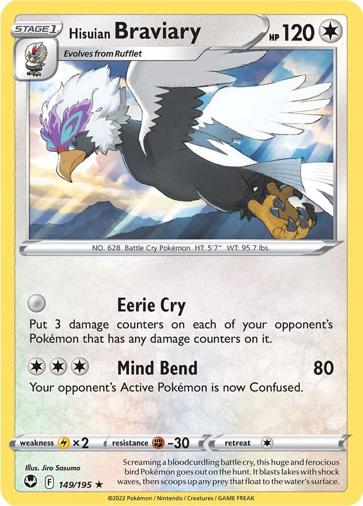 Hisuian Braviary (149/195) [Sword & Shield: Silver Tempest] | Good Games Cannington