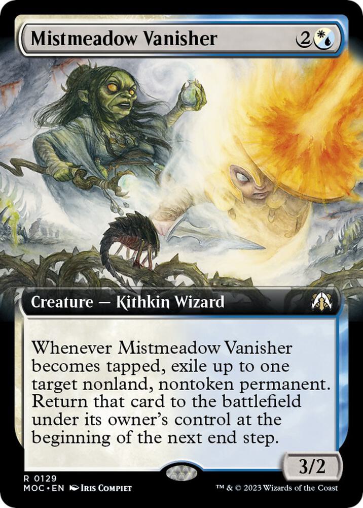 Mistmeadow Vanisher 129 (Commander: March of the Machine)  - Extended Art | Good Games Cannington