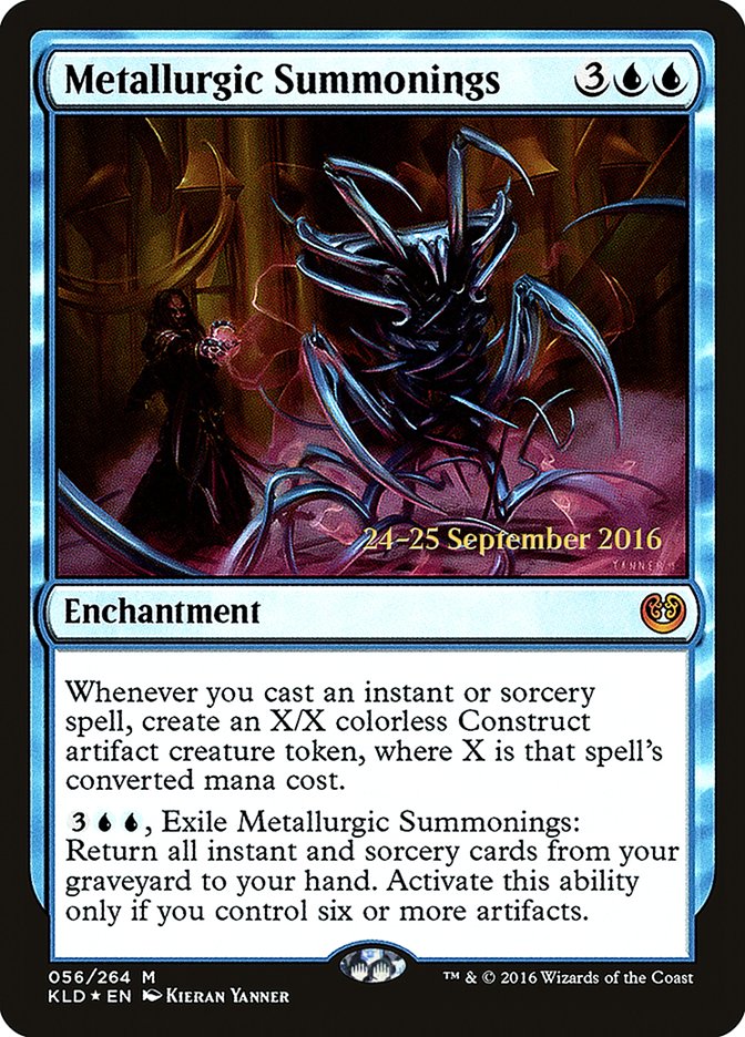 Metallurgic Summonings [Kaladesh Prerelease Promos] | Good Games Cannington