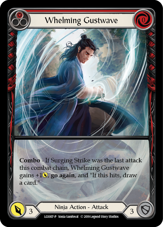 Whelming Gustwave (Red) [LGS007-P] (Promo)  1st Edition Normal | Good Games Cannington