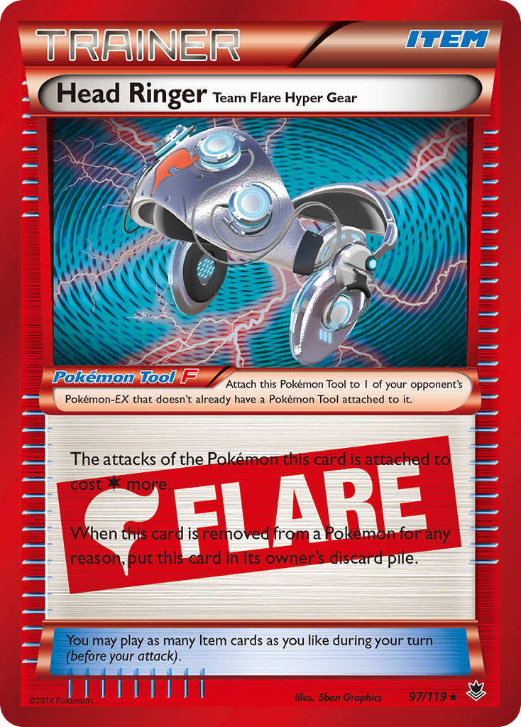 Head Ringer Team Flare Hyper Gear (97/119) [XY: Phantom Forces] | Good Games Cannington