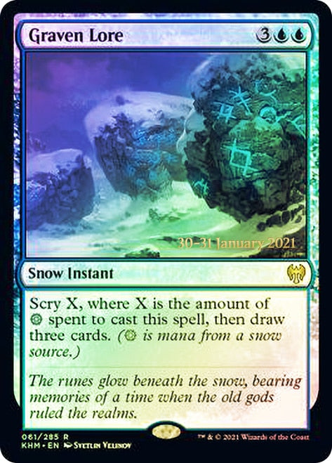 Graven Lore [Kaldheim Prerelease Promos] | Good Games Cannington