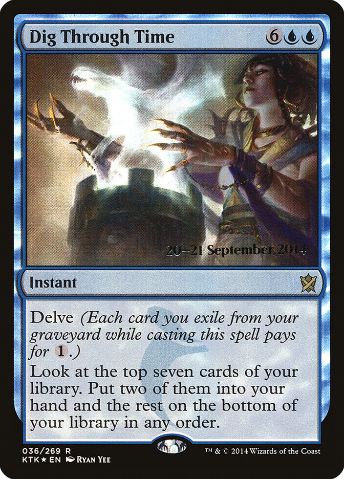 Dig Through Time [Khans of Tarkir Prerelease Promos] | Good Games Cannington
