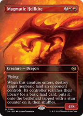 Magmatic Hellkite (Borderless) [Tarkir: Dragonstorm] | Good Games Cannington