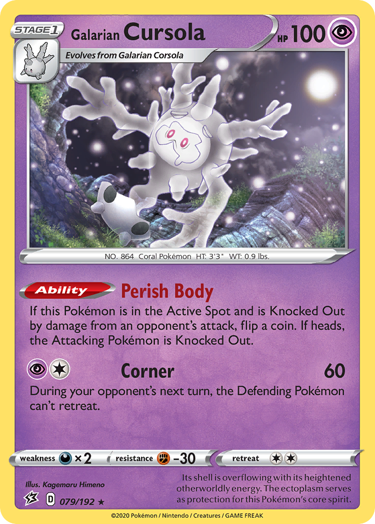 Galarian Cursola (079/192) [Sword & Shield: Rebel Clash] | Good Games Cannington