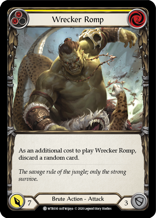 Wrecker Romp (Yellow) [U-WTR030] (Welcome to Rathe Unlimited)  Unlimited Rainbow Foil | Good Games Cannington