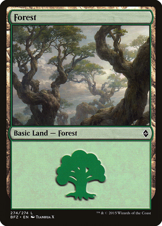 Forest [Battle for Zendikar] | Good Games Cannington