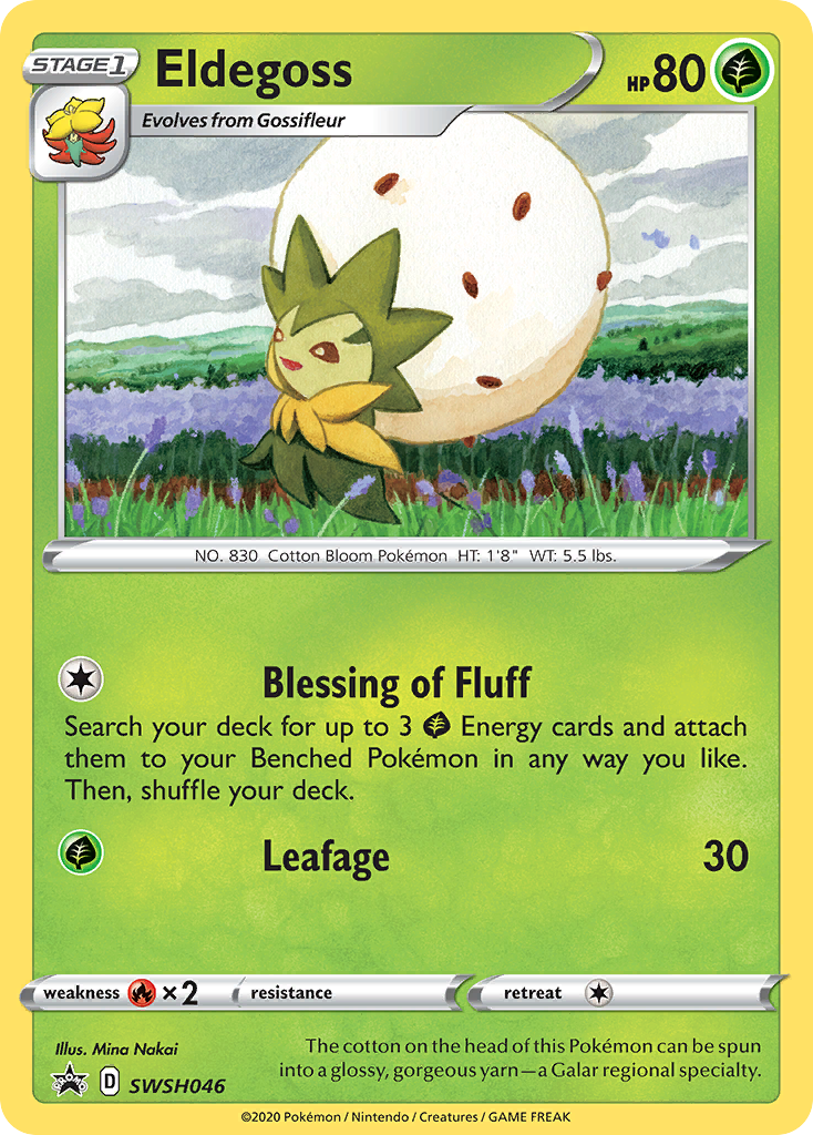 Eldegoss (SWSH046) [Sword & Shield: Black Star Promos] | Good Games Cannington