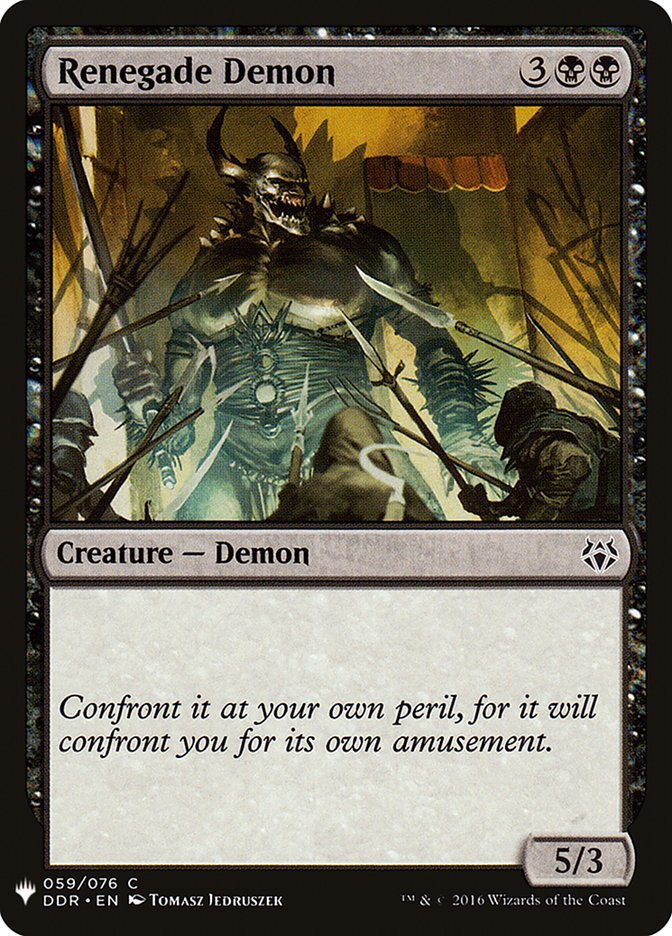 Renegade Demon [Mystery Booster] | Good Games Cannington