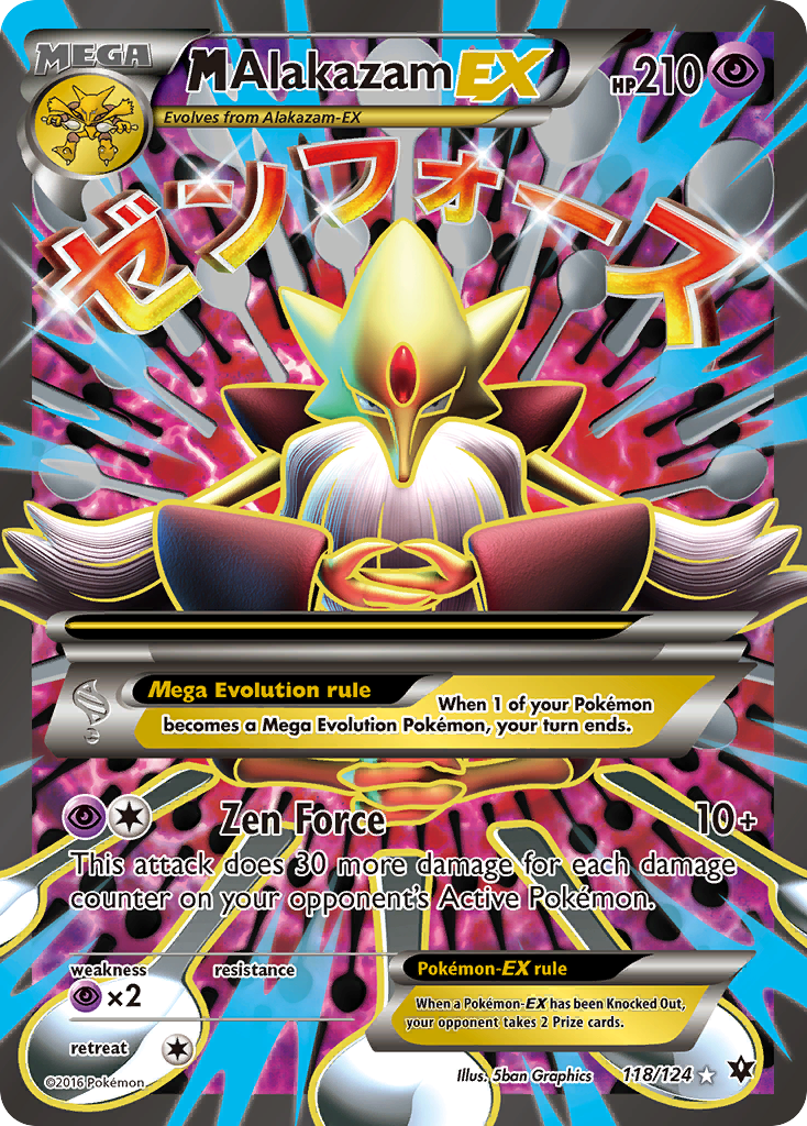 M Alakazam EX (118/124) [XY: Fates Collide] | Good Games Cannington