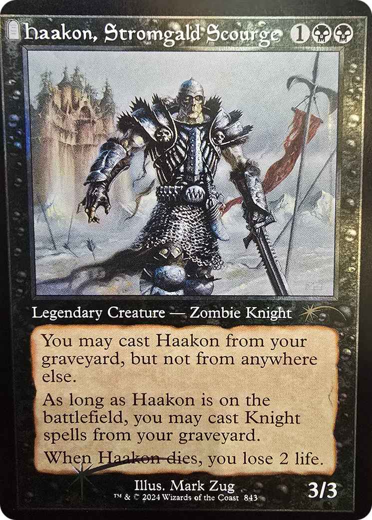 Haakon, Stromgald Scourge (Retro Frame) [Secret Lair Drop Series] | Good Games Cannington