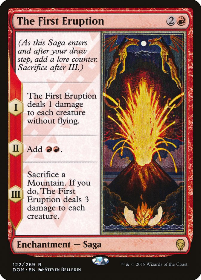 The First Eruption 122/269 (Dominaria)  | Good Games Cannington