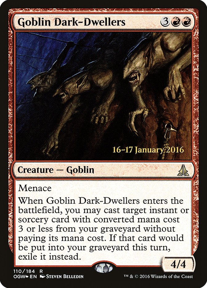 Goblin Dark-Dwellers [Oath of the Gatewatch Prerelease Promos] | Good Games Cannington